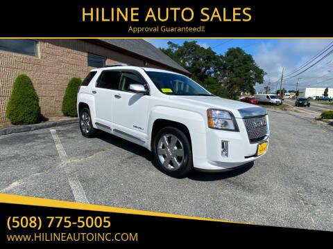 2013 GMC Terrain for sale at HILINE AUTO SALES in Hyannis MA