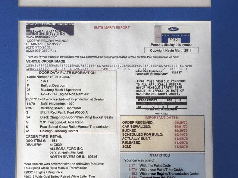 1971 Ford Mustang