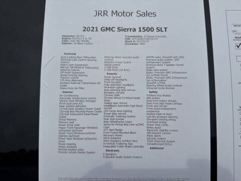 2021 GMC Sierra 1500