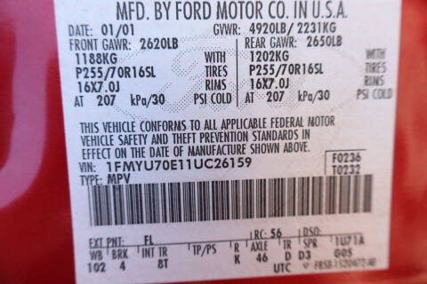2001 Ford Explorer Sport