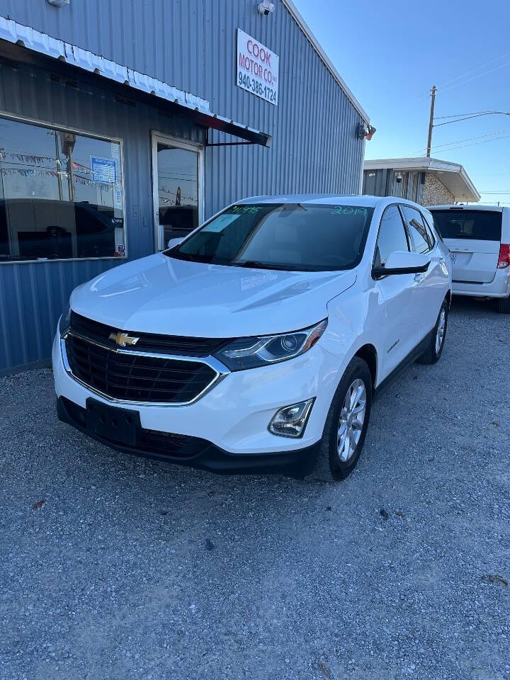 2019 Chevrolet Equinox for sale at COOK MOTOR CO LLC in Wichita Falls, TX