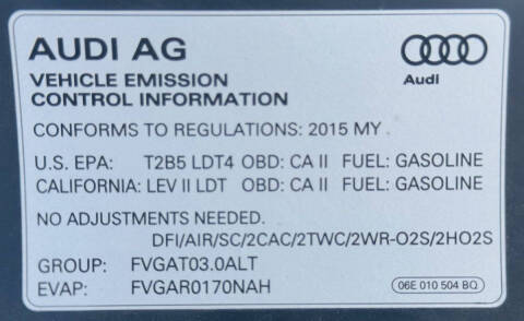 2015 Audi Q7 3.0T quattro S line Prestige