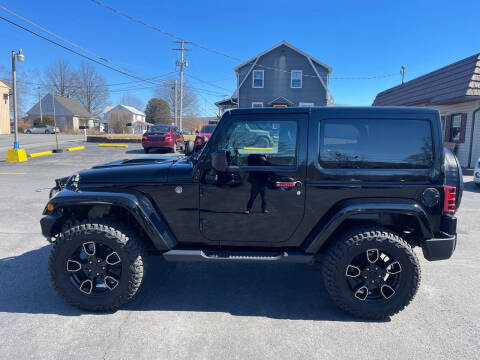 2018 Jeep Wrangler JK for sale at MAGNUM MOTORS in Reedsville PA