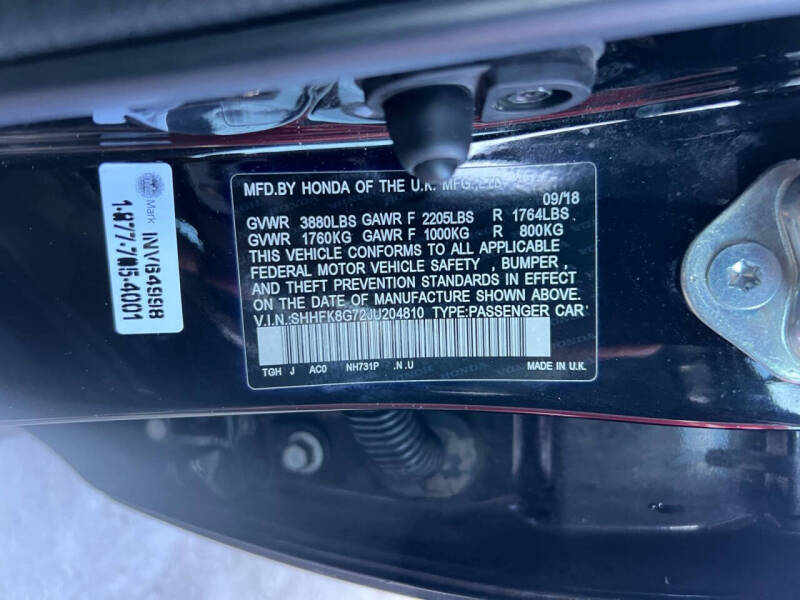 2018 Honda Civic Type R Touring