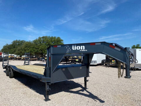 2024 LION  - Lowboy Gooseneck Trailer -  for sale at LJD Sales in Lampasas TX