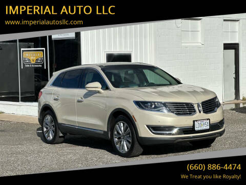 2016 Lincoln MKX for sale at IMPERIAL AUTO LLC in Marshall MO