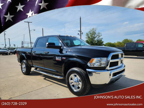 2015 RAM 2500 for sale at Johnson's Auto Sales Inc. in Decatur IN