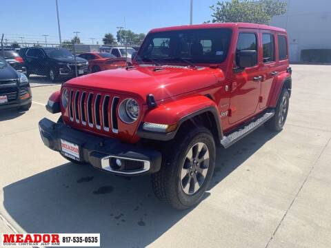 2018 Jeep Wrangler Unlimited for sale at Meador Dodge Chrysler Jeep RAM in Fort Worth TX