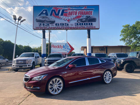 2017 Buick LaCrosse for sale at ANF AUTO FINANCE in Houston TX