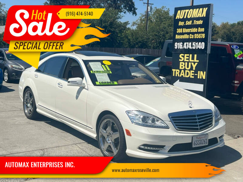 2011 Mercedes-Benz S-Class for sale in Roseville, CA