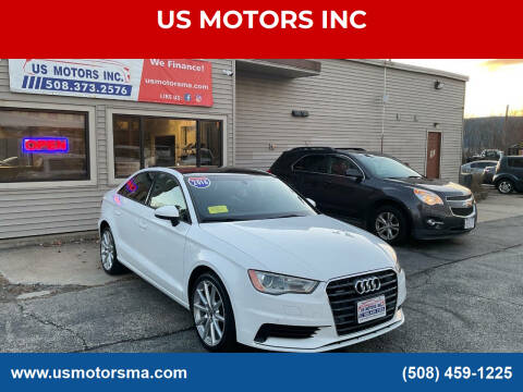 2016 Audi A3 for sale at US MOTORS INC in Worcester MA