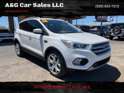 2018 Ford Escape for sale at A&G Car Sales  LLC in Tucson AZ