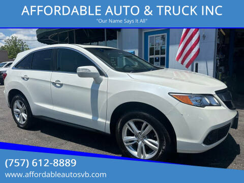 2015 Acura RDX for sale at AFFORDABLE AUTO & TRUCK INC in Virginia Beach VA