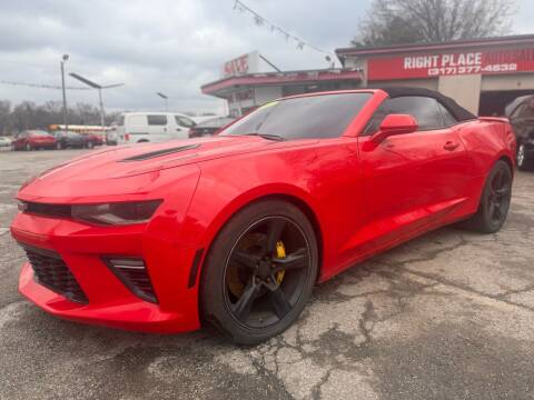 2017 Chevrolet Camaro for sale at Right Place Auto Sales LLC in Indianapolis IN