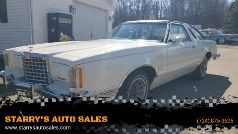 1977 Ford Thunderbird for sale at STARRY'S AUTO SALES in New Alexandria PA