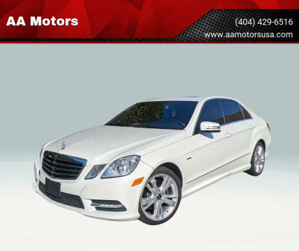 2012 Mercedes-Benz E-Class for sale at AA Motors in Suwanee GA