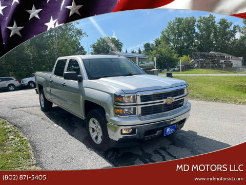 2014 Chevrolet Silverado 1500 for sale at MD Motors LLC in Williston VT