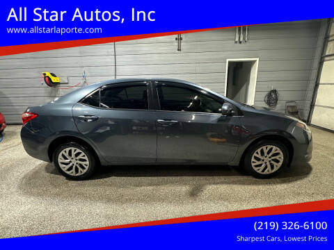 2018 Toyota Corolla for sale at All Star Autos, Inc in La Porte IN