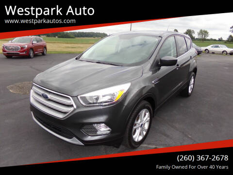 2019 Ford Escape for sale at Westpark Auto in Lagrange IN