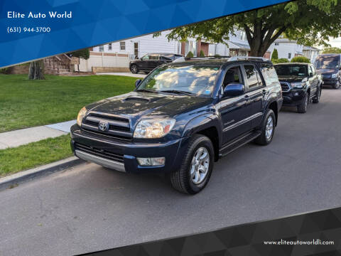 2004 Toyota 4Runner for sale at Elite Auto World Long Island in East Meadow NY