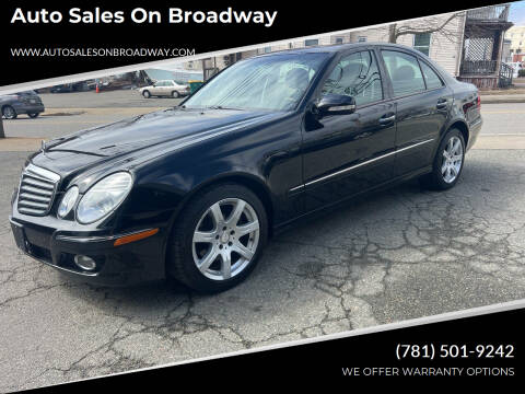2008 Mercedes-Benz E-Class for sale at Auto Sales on Broadway in Norwood MA