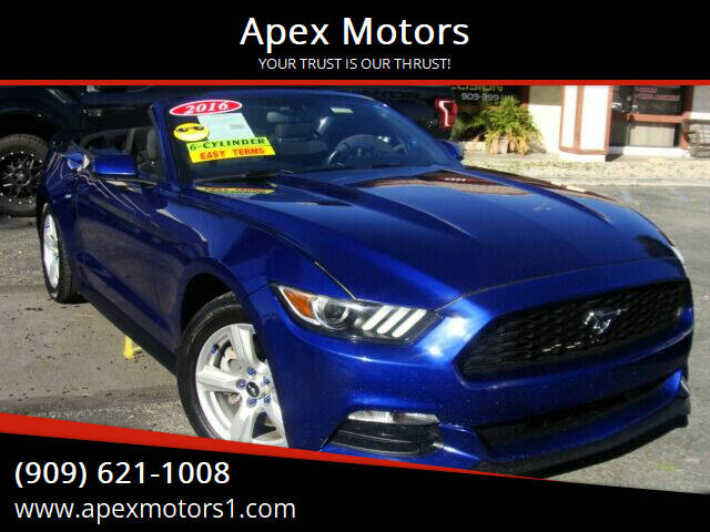 2016 Ford Mustang for sale at Apex Motors in Montclair CA