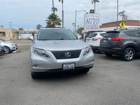 2011 Lexus RX 350 for sale at San Clemente Auto Gallery in San Clemente CA