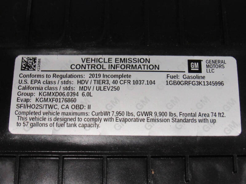 2019 Chevrolet Express 3500