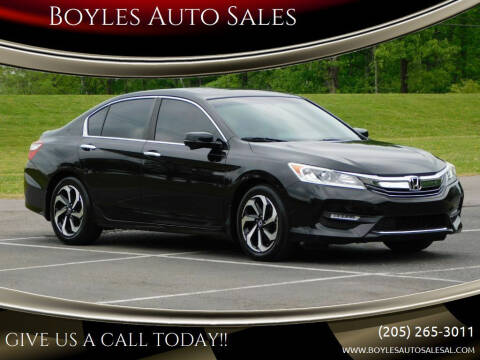 2017 Honda Accord for sale at Boyles Auto Sales in Jasper AL