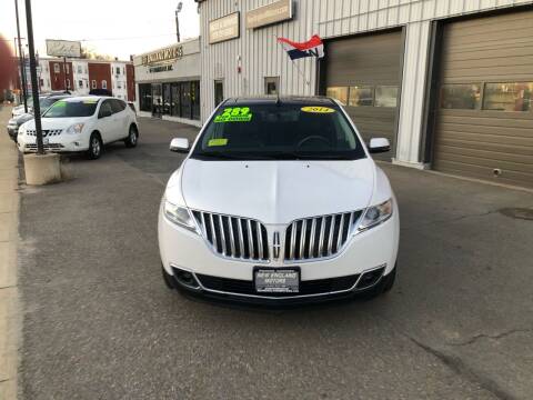 2014 Lincoln MKX for sale at New England Motors of Leominster, Inc in Leominster MA