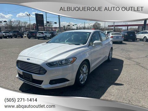 2013 Ford Fusion for sale at ALBUQUERQUE AUTO OUTLET in Albuquerque NM