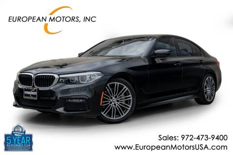 2019 BMW 5 Series for sale at European Motors Inc in Plano TX