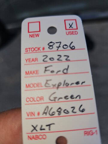 2022 Ford Explorer XLT