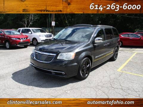2012 Chrysler Town and Country for sale at Clintonville Car Sales - AutoMart of Ohio in Columbus OH