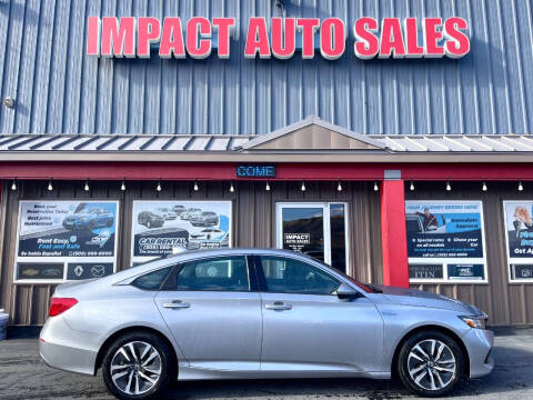 2021 Honda Accord Hybrid for sale at Impact Auto Sales in Wenatchee WA