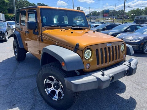 2014 Jeep Wrangler Unlimited for sale at North Georgia Auto Brokers in Snellville GA