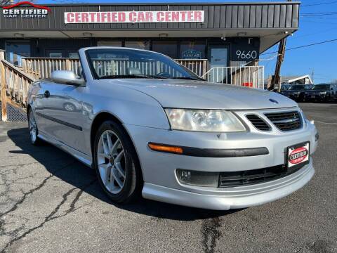 2004 Saab 9-3 for sale at CERTIFIED CAR CENTER in Fairfax VA