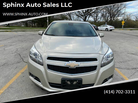 2013 Chevrolet Malibu for sale at Sphinx Auto Sales LLC in Milwaukee WI