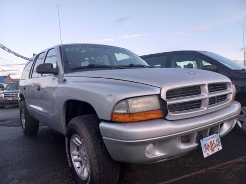 2002 Dodge Durango for sale at ALASKA PROFESSIONAL AUTO in Anchorage AK