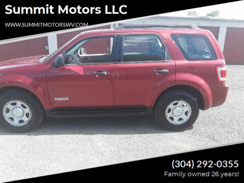 2008 Ford Escape for sale at Summit Motors LLC in Morgantown WV