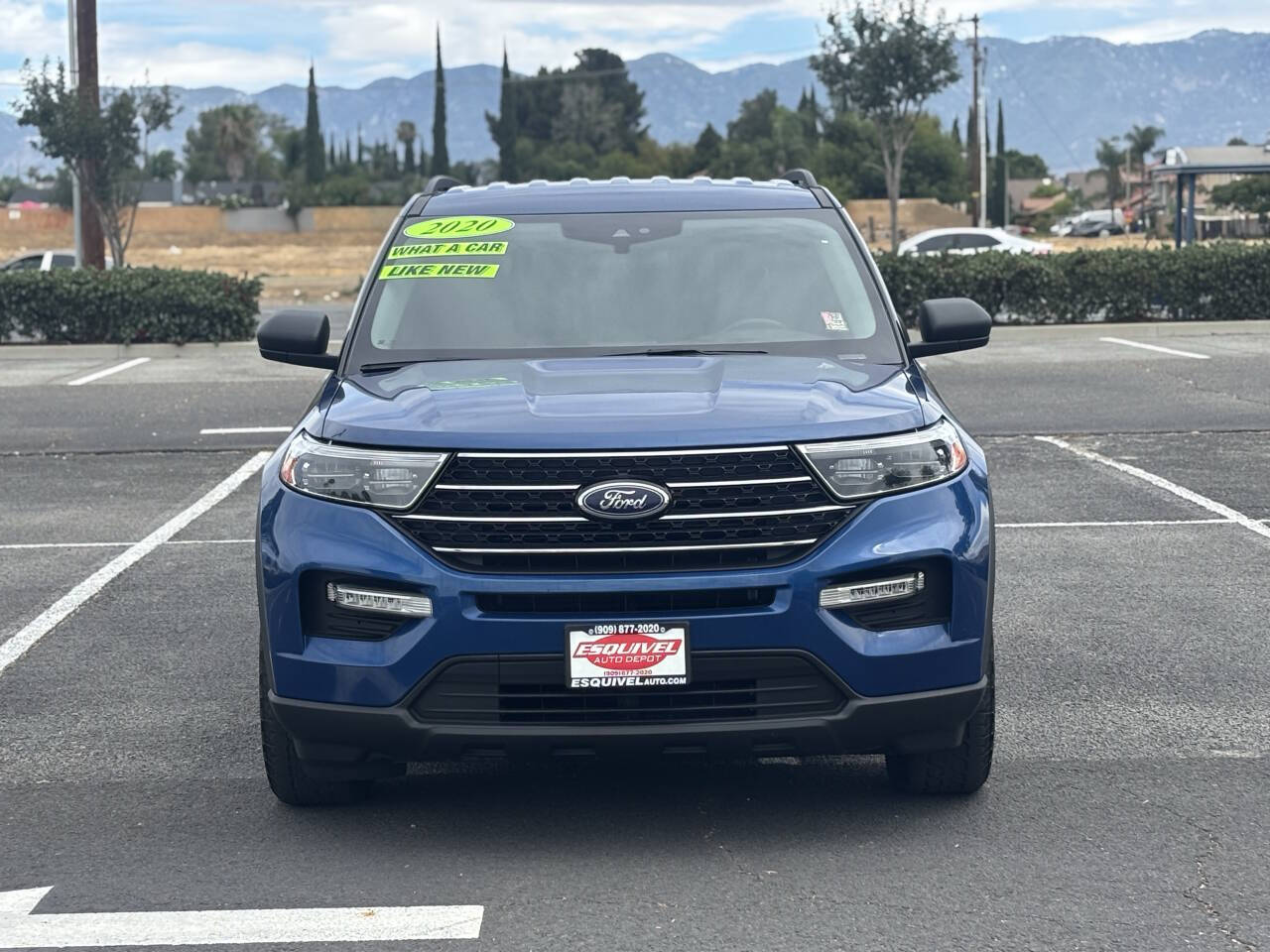 Blue 2020 Ford Explorer XLT XLT 4dr SUV 2