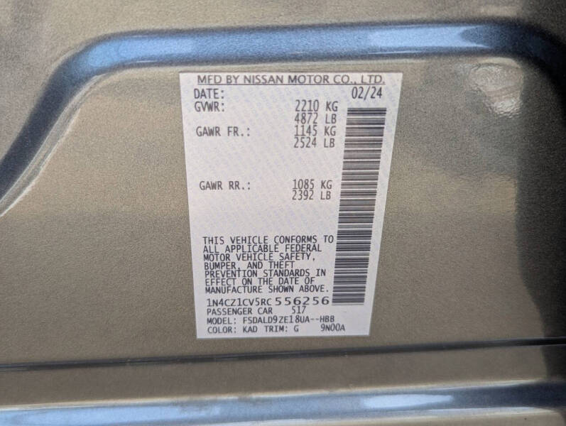 2024 Nissan LEAF SV PLUS