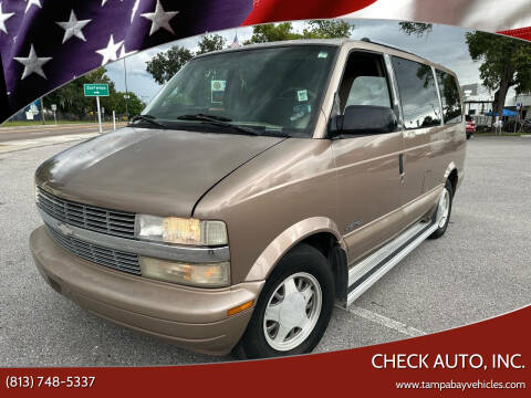 2000 Chevrolet Astro for sale at CHECK AUTO, INC. in Tampa FL