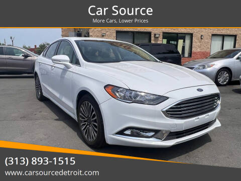 2017 Ford Fusion for sale at Car Source in Detroit MI