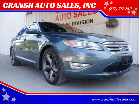 2010 Ford Taurus for sale at CRANSH AUTO SALES, INC in Arlington TX