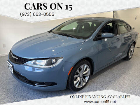 2015 Chrysler 200 for sale at Cars On 15 in Lake Hopatcong NJ