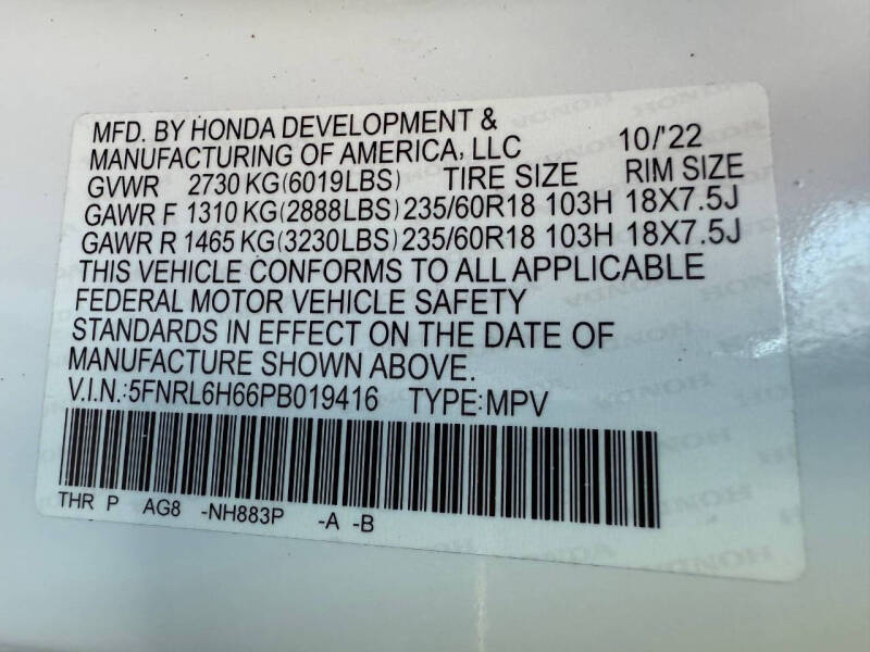 2023 Honda Odyssey EX-L