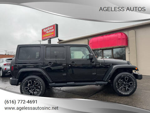 2018 Jeep Wrangler JK Unlimited for sale at Ageless Autos in Zeeland MI