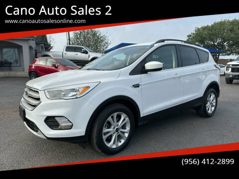 2018 Ford Escape for sale at Cano Auto Sales 2 in Harlingen TX
