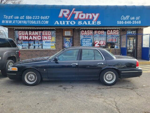 1999 Ford Crown Victoria for sale at R Tony Auto Sales in Clinton Township MI
